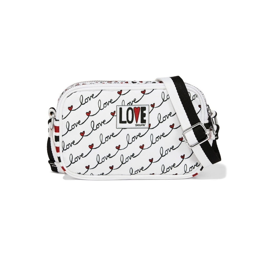 Brighton Love Scroll Crossbody Bag